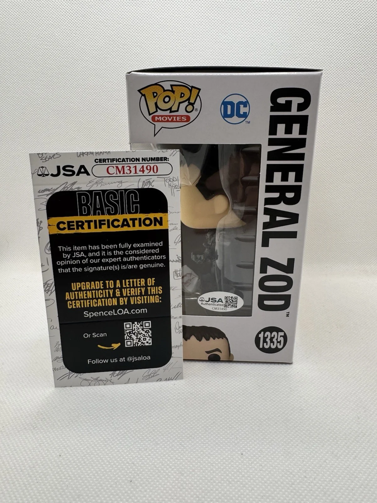 Michael Shannon Signed General Zod Funko Pop # 1335 Superman Flash JSA Autograph, image 3