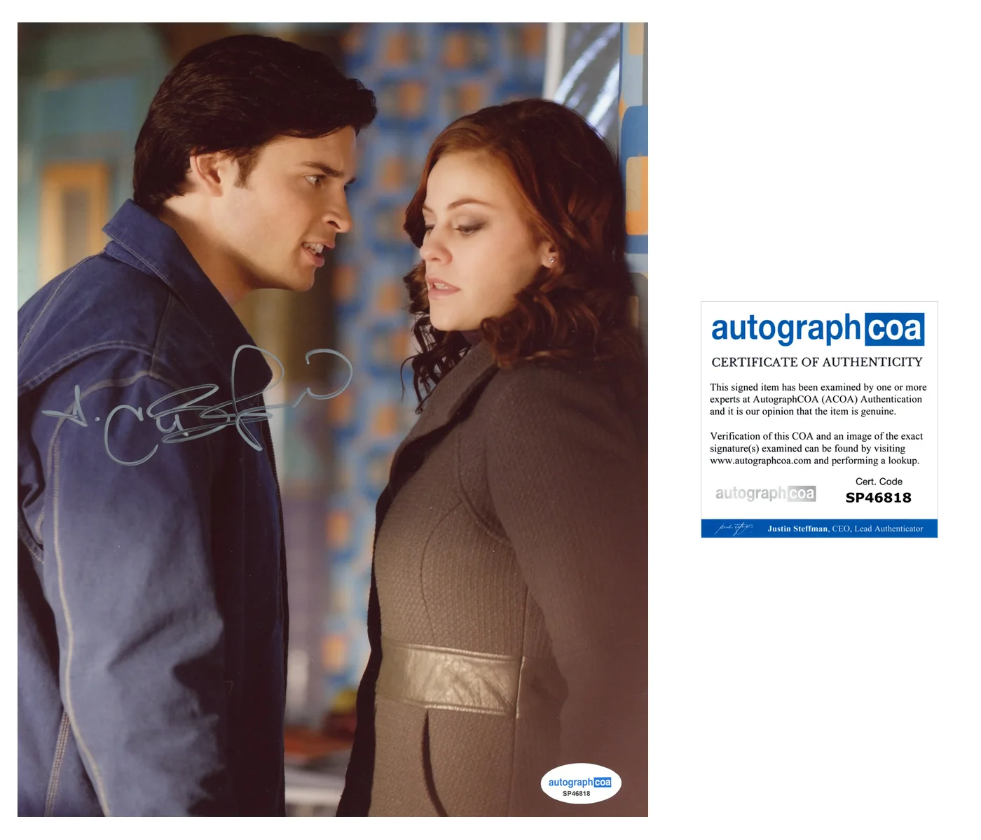 Cassidy Freeman Smallville Autographed Signed 8x10 Photo ACOA, изображение 2