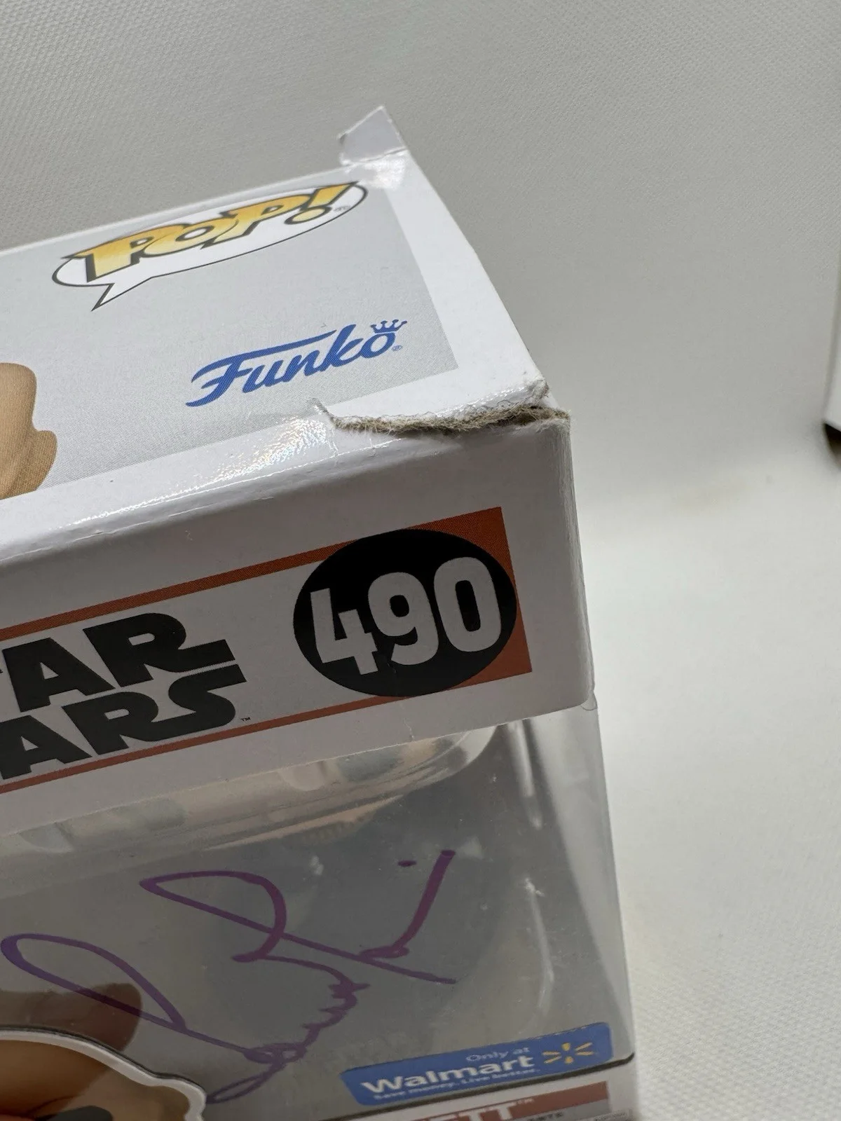 TEMUERA MORRISON SIGNED BOBA FETT FUNKO POP #490 STAR WARS JSA AUTOGRAPH DAMAGE, изображение 3