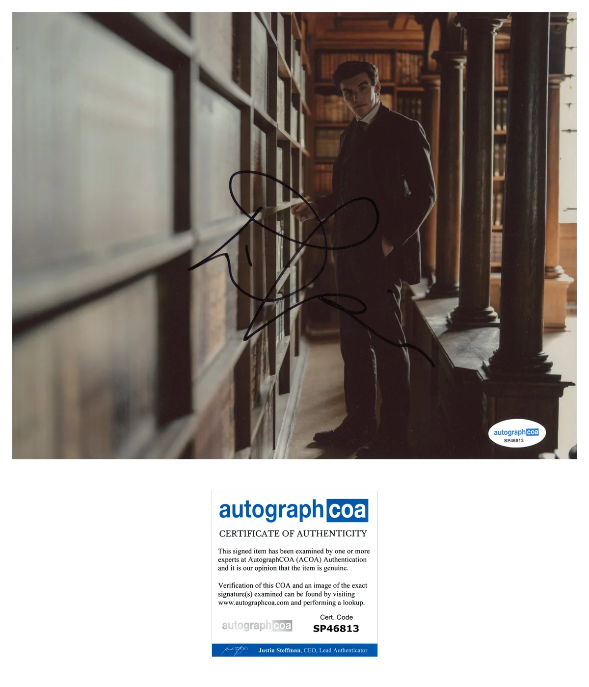 Donal Finn Sherlock Autographed Signed 8x10 Photo ACOA, image 2
