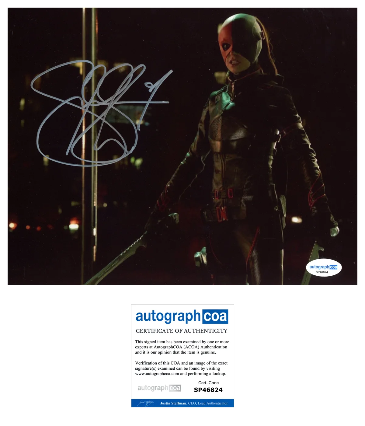 Summer Glau Arrow Autographed Signed 8x10 Photo ACOA, image 2