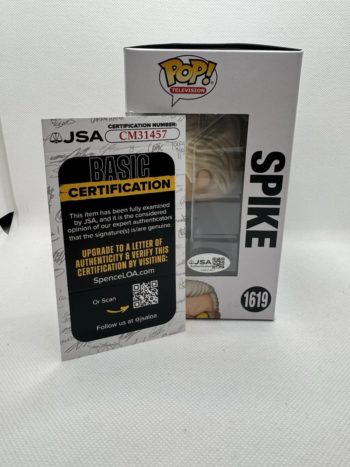 JAMES MARSTERS — JAMES MARSTERS SIGNED BUFFY THE VAMPIRE SLAYER FUNKO POP SPIKE JSA COA AUTOGRAPH, image 4