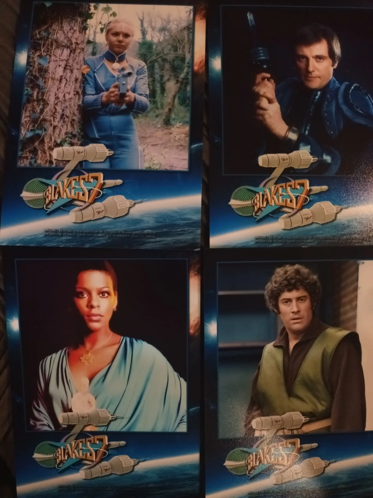 Blakes's 7. 12 rare glossy 7x5ins unoffical Lobby Cards. New, image 4