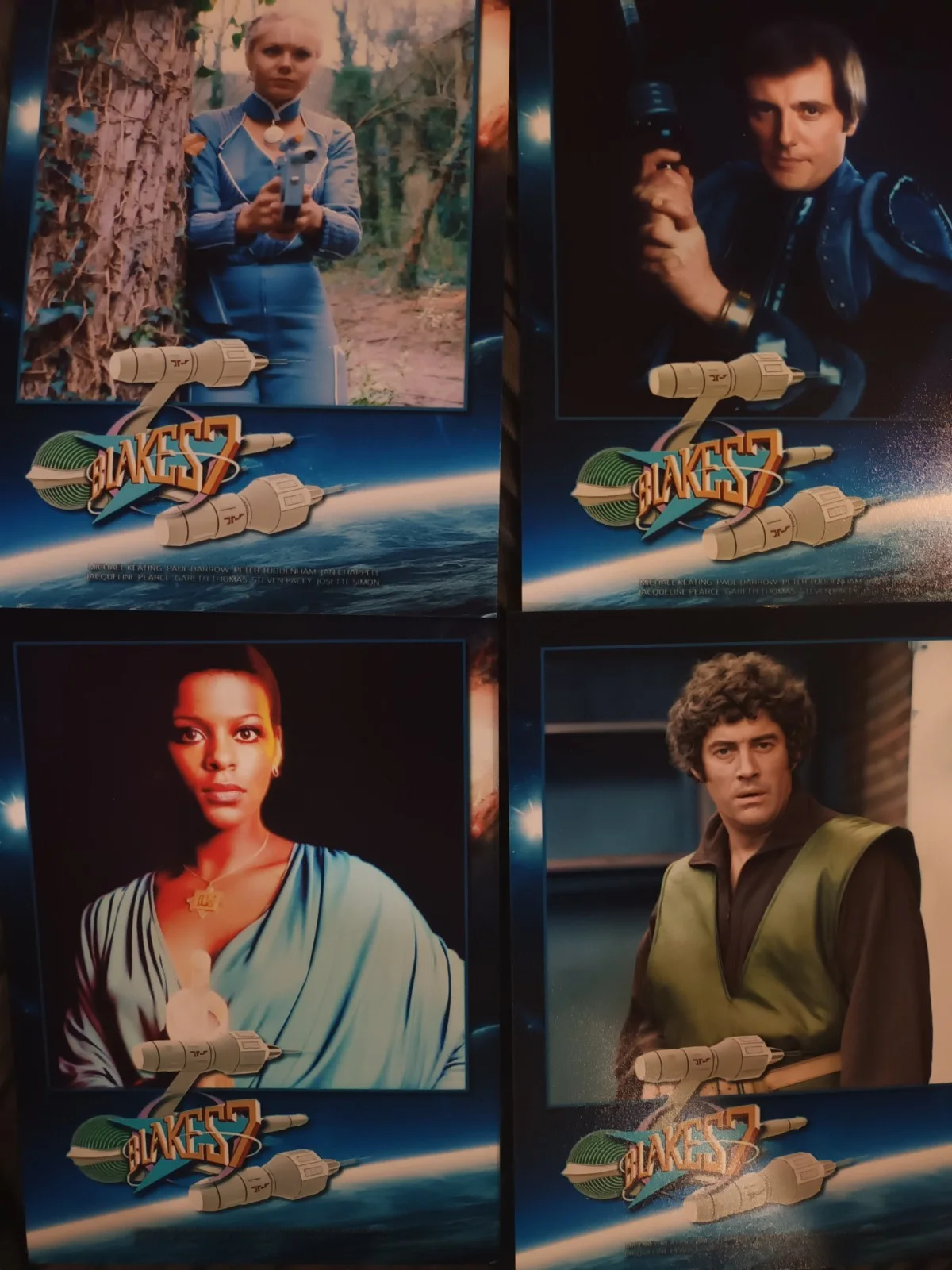 Blakes's 7. 12 rare glossy 7x5ins unoffical Lobby Cards. New, image 5