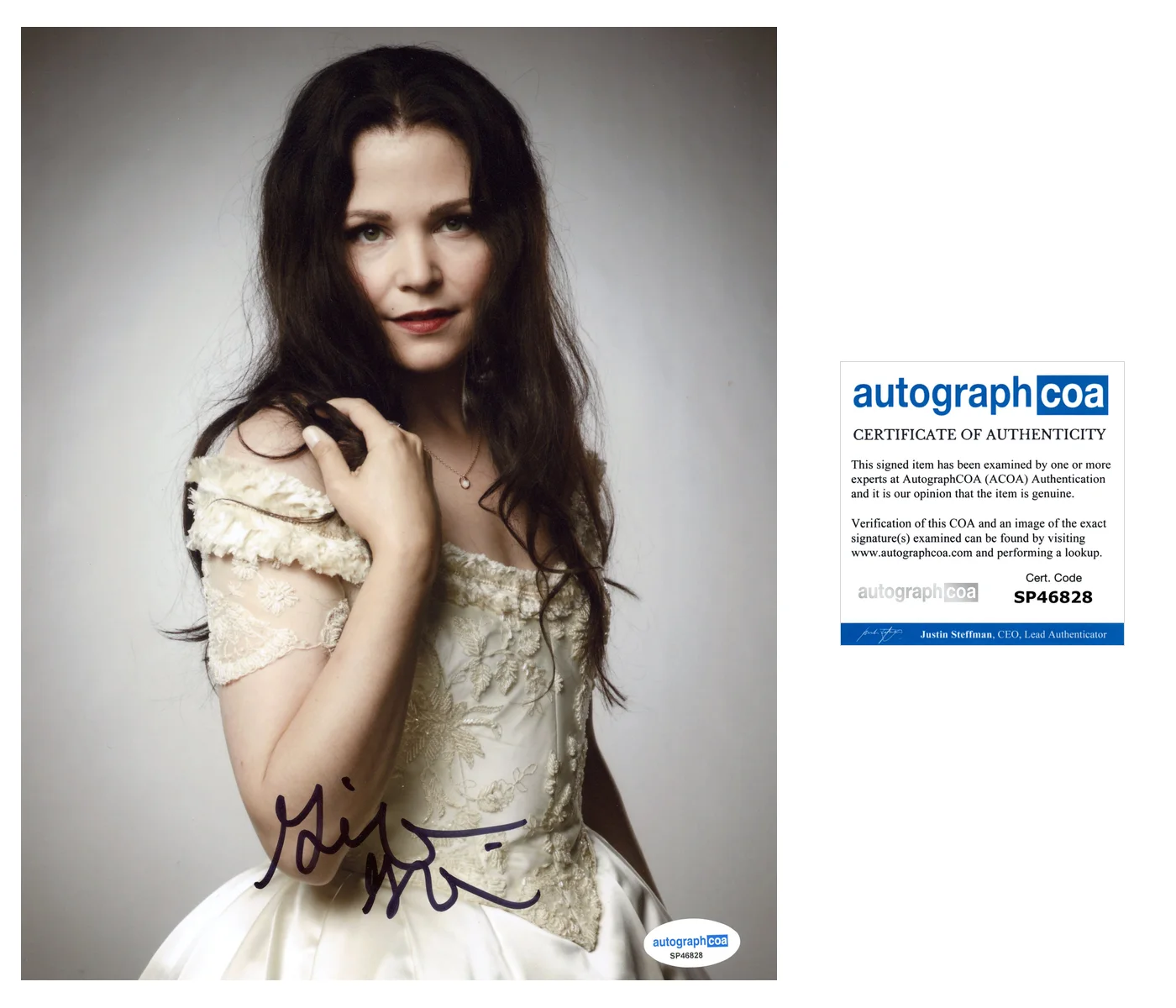Ginnifer Goodwin Once Upon A Time Autographed Signed 8x10 Photo ACOA, изображение 2