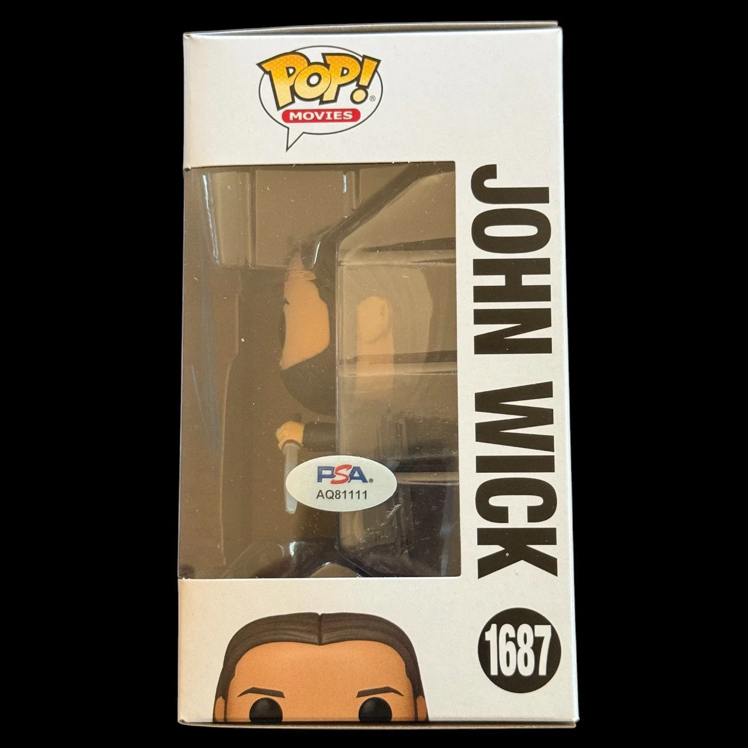 Keanu Reeves Signed John Wick Funko Pop #1687 PSA/DNA COA Autograph, изображение 2