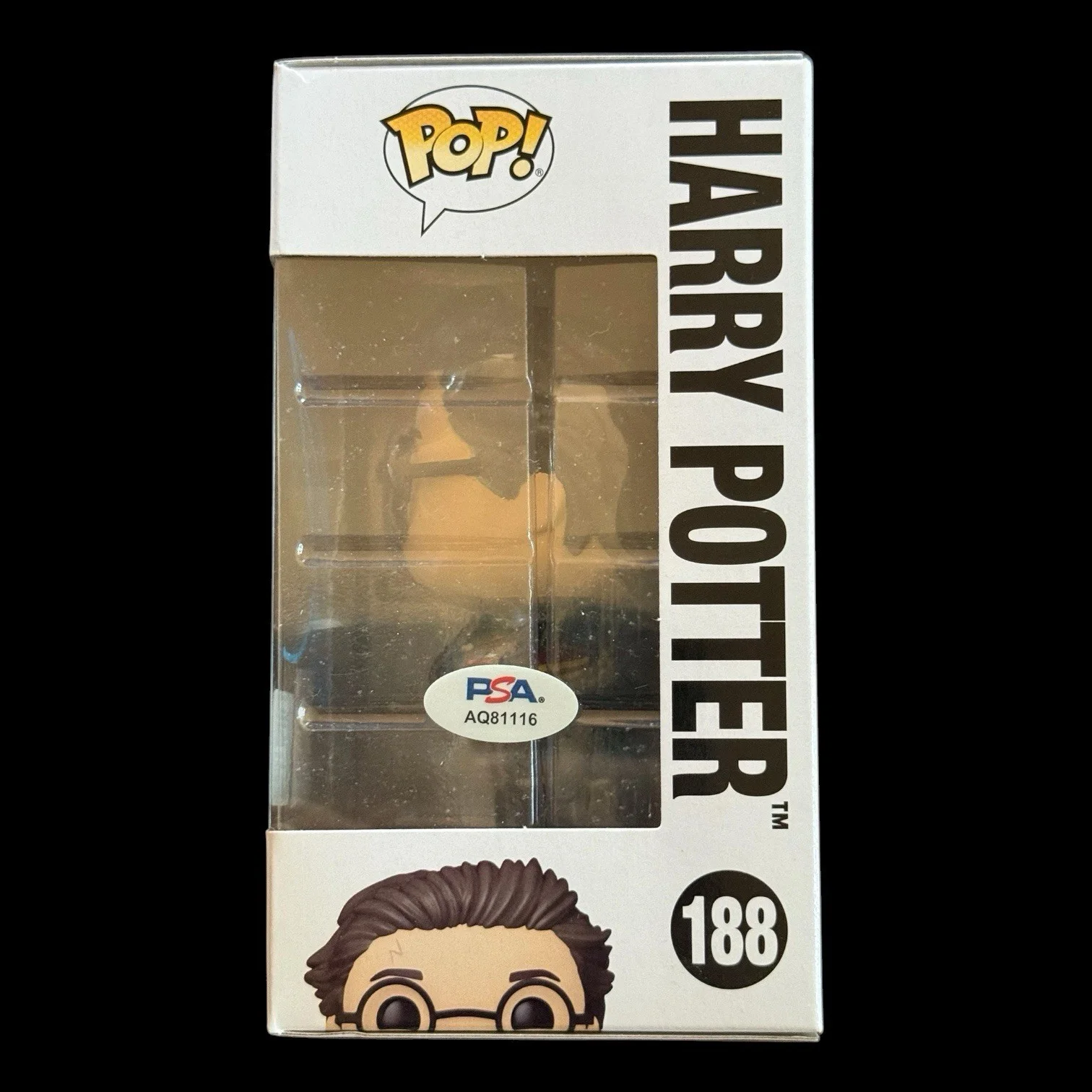 Daniel Radcliffe Signed Harry Potter Funko Pop #188 PSA/DNA COA Autograph, изображение 2