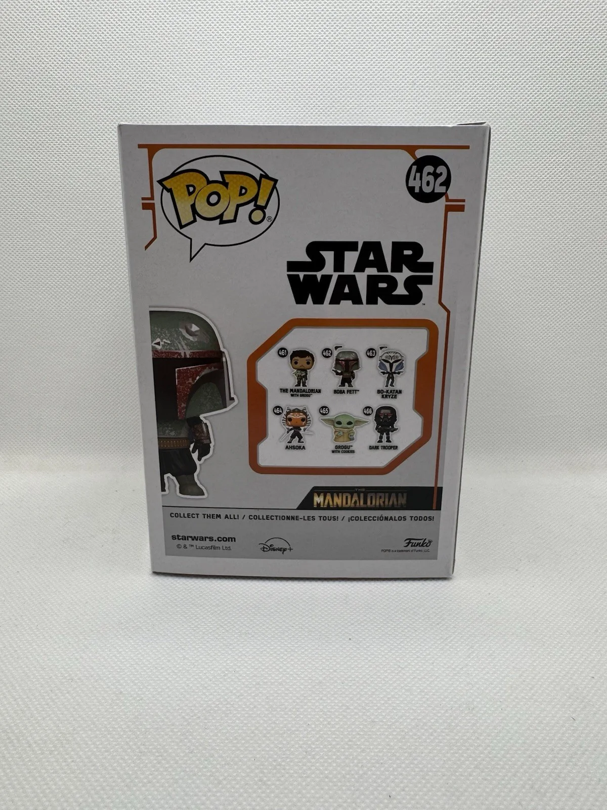 TEMUERA MORRISON SIGNED BOBA FETT FUNKO POP #462 STAR WARS THE MANDALORIAN JSA, image 5
