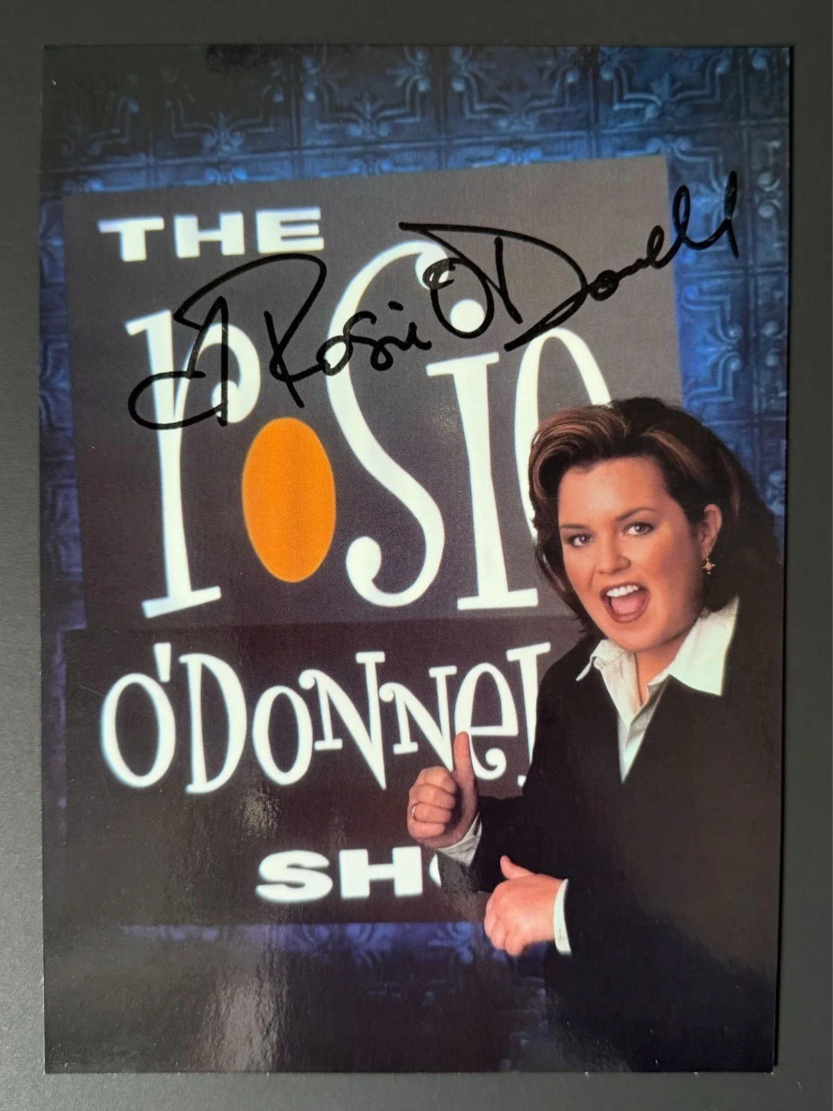 Rosie O'Donnell — Autographed Signed Rosie O'Donnell Black & White Photo JSA Celebrity Vintage