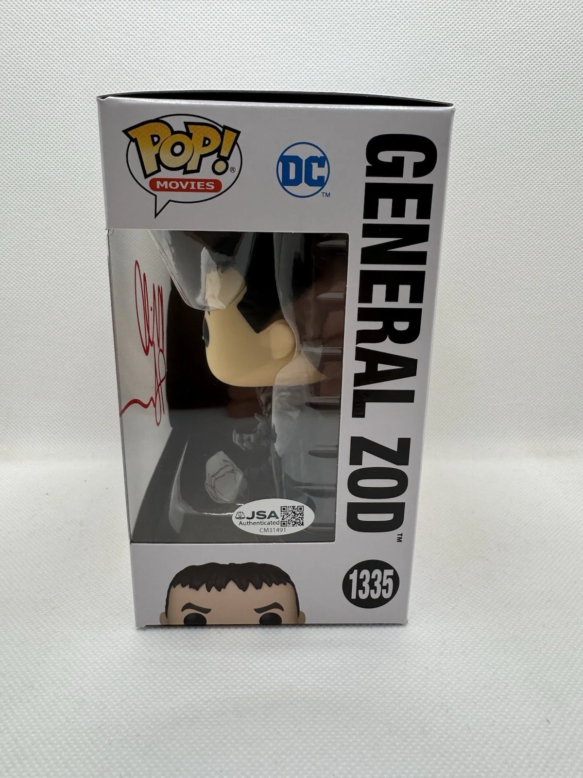 Michael Shannon Signed General Zod Funko Pop Superman Flash JSA COA Autograph, image 2