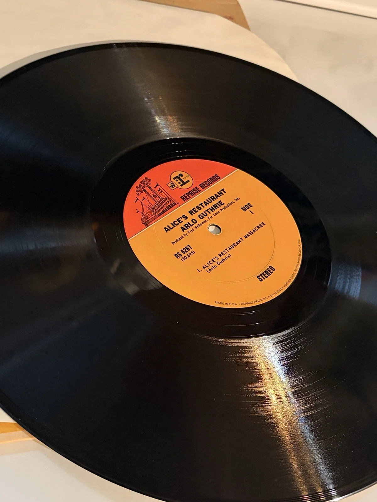 Signed Arlo Guthrie Alice’s Restauraunt’ LP Record Album, изображение 4