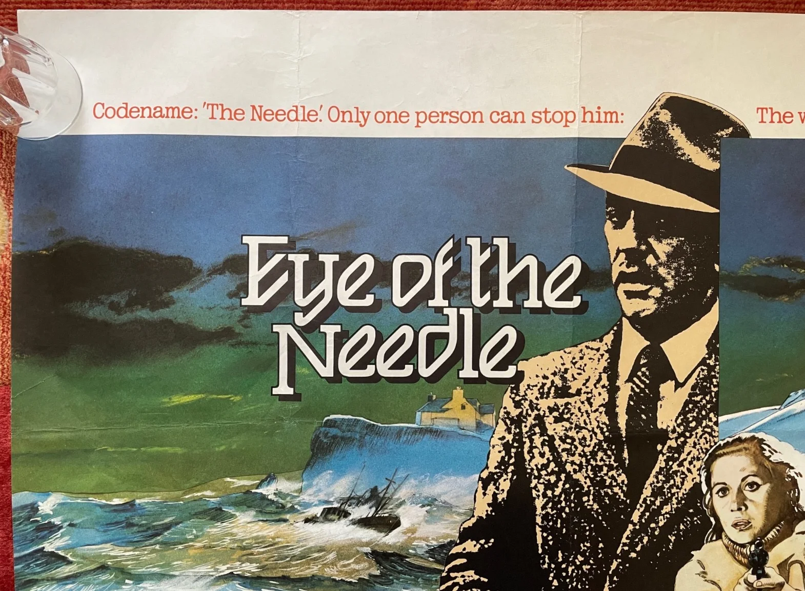 EYE OF THE NEEDLE (1981) Original UK Quad Movie Film Poster Kate Nelligan, изображение 2