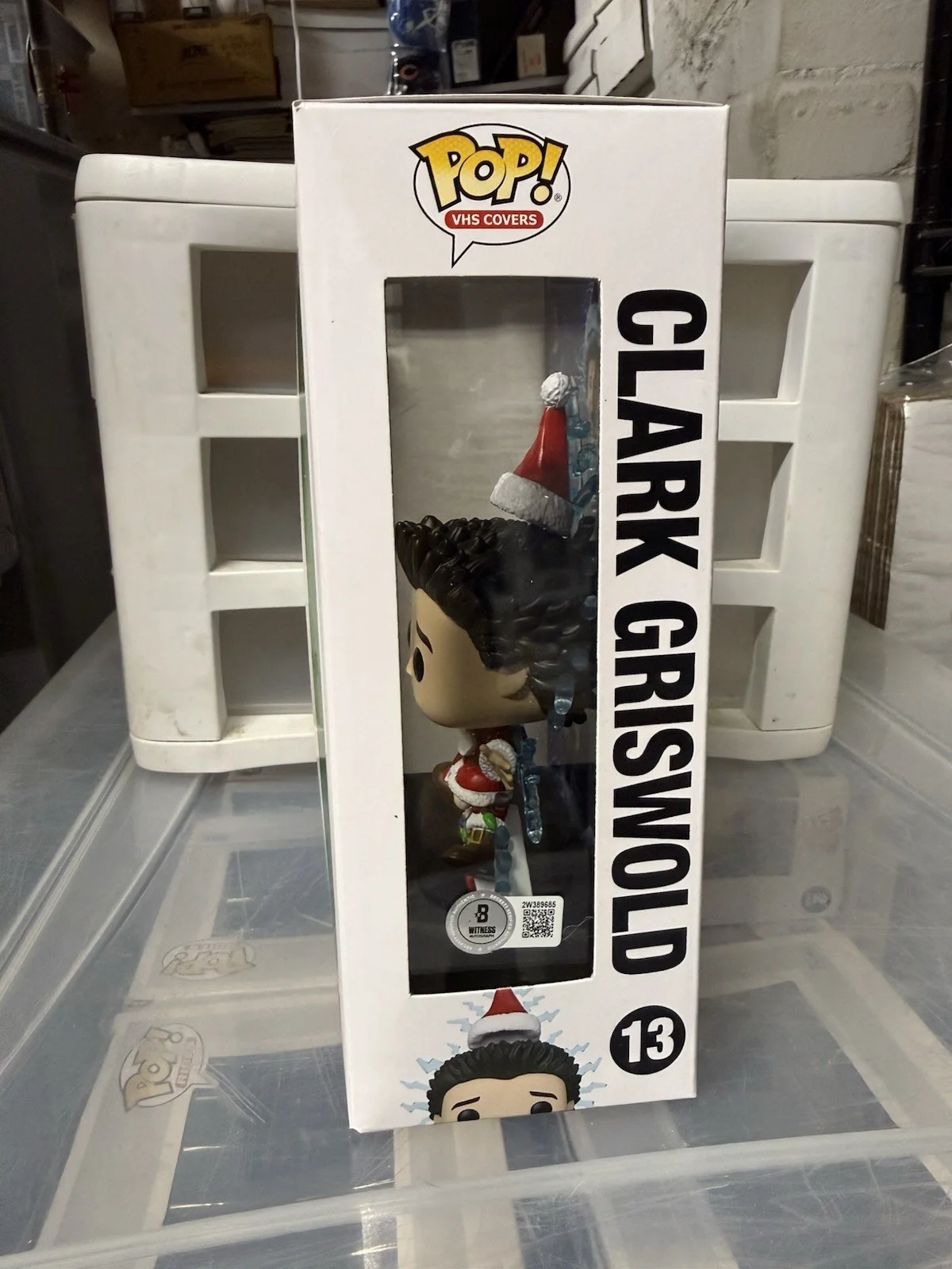 CHEVY CHASE 'CHRISTMAS VACATION' CLARK GRISWOLD SIGNED DVD COVER FUNKO BECKETT, image 2