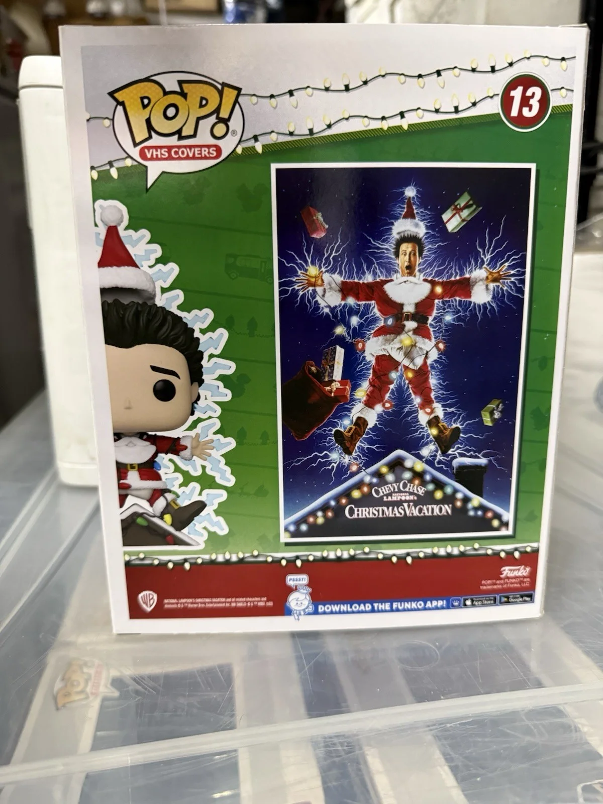 CHEVY CHASE 'CHRISTMAS VACATION' CLARK GRISWOLD SIGNED DVD COVER FUNKO BECKETT, image 3