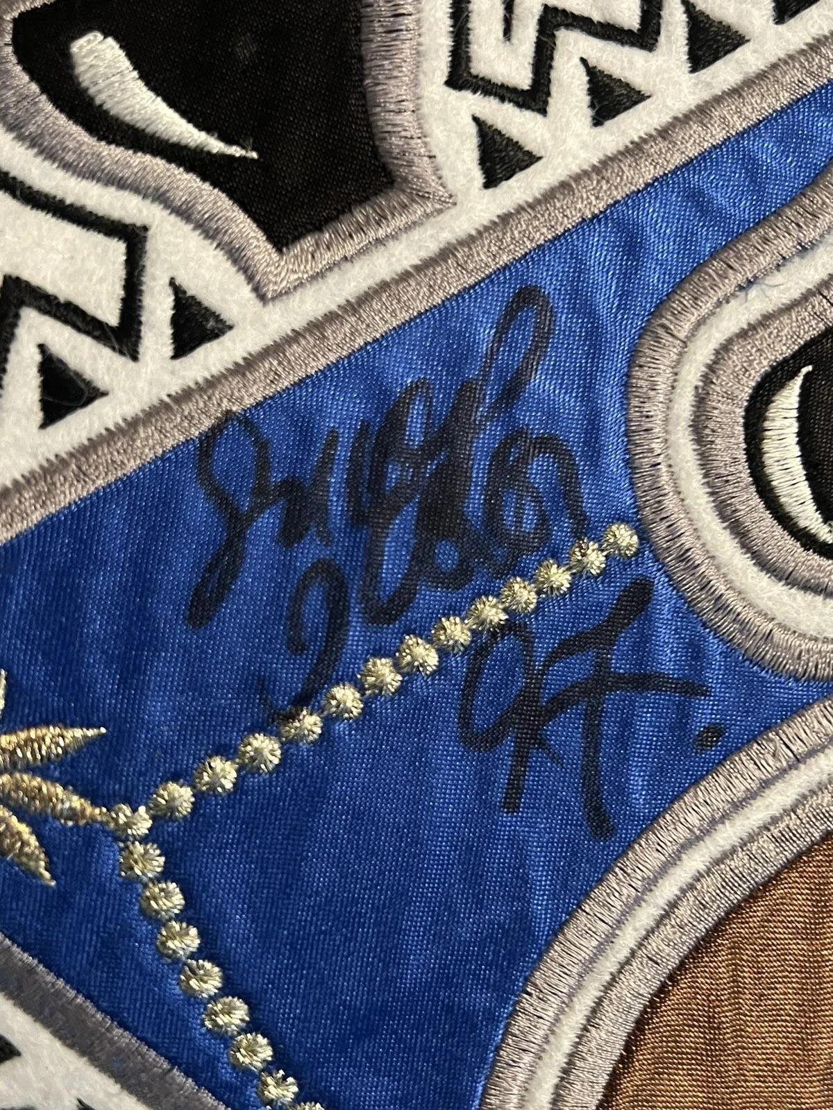 SNOOP DOGG⚡️Autograph signed RARE 90's embroidered patch hockey jersey One Size, image 3