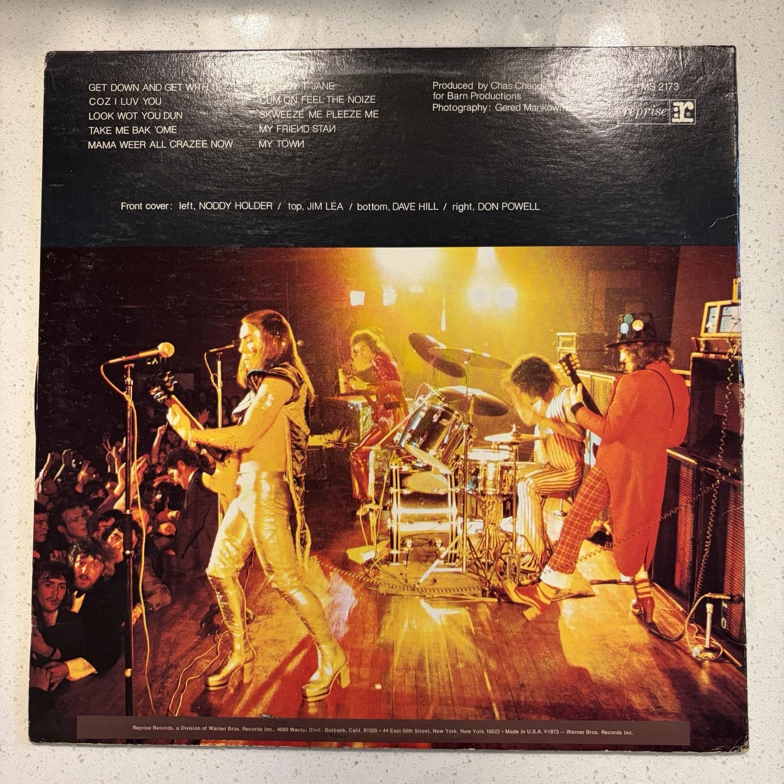 SLADE - Sladest Vinyl LP (1973) Reprise MS 2173 First US Pressing Glam Rock, изображение 2