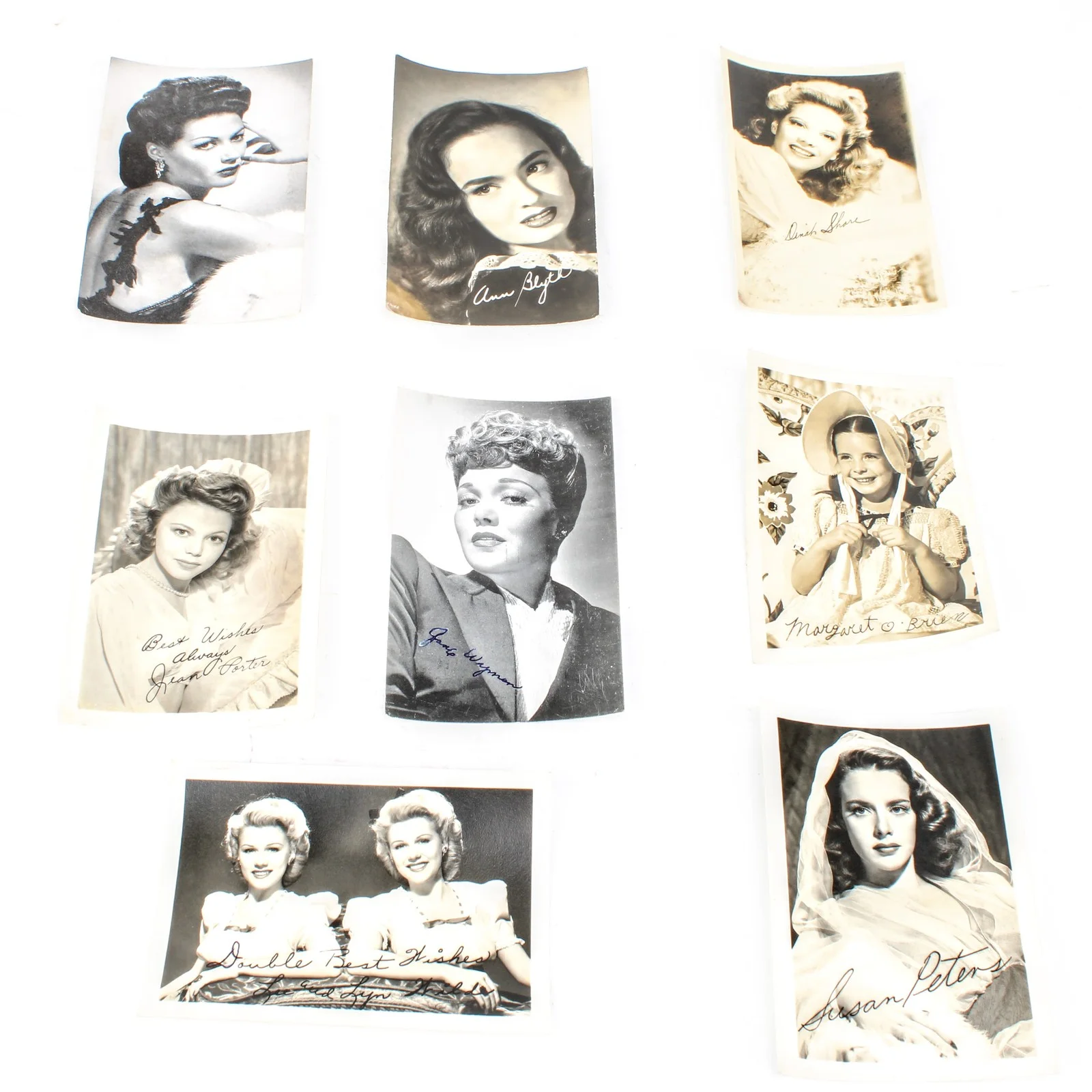 Judy Garland Rock Hudson Bob Hope Golden Age Star Autograph Lot of 33 #X1167, изображение 5
