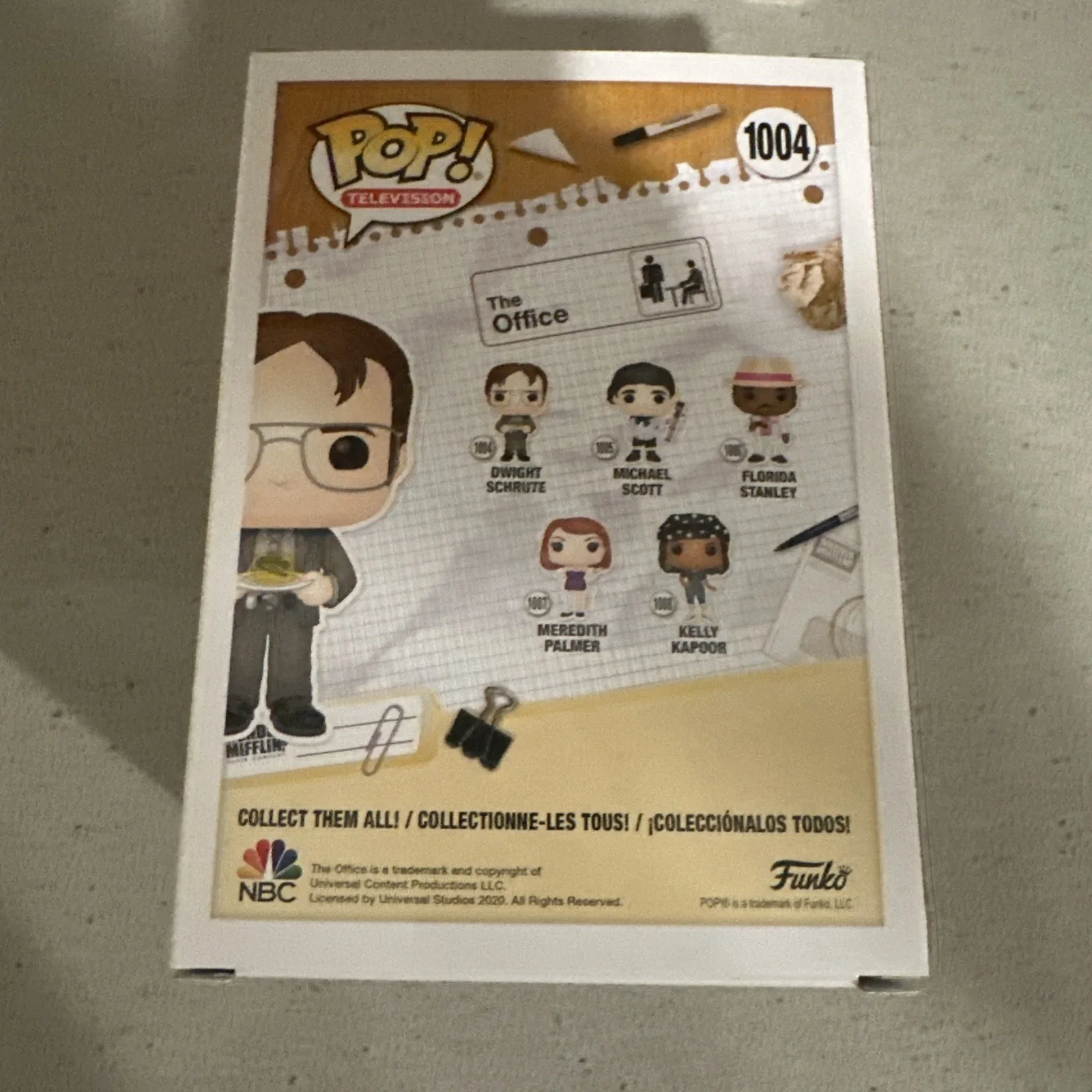 Funko The Office Dwight Schrute Rainn Wilson Signed Figure, image 3