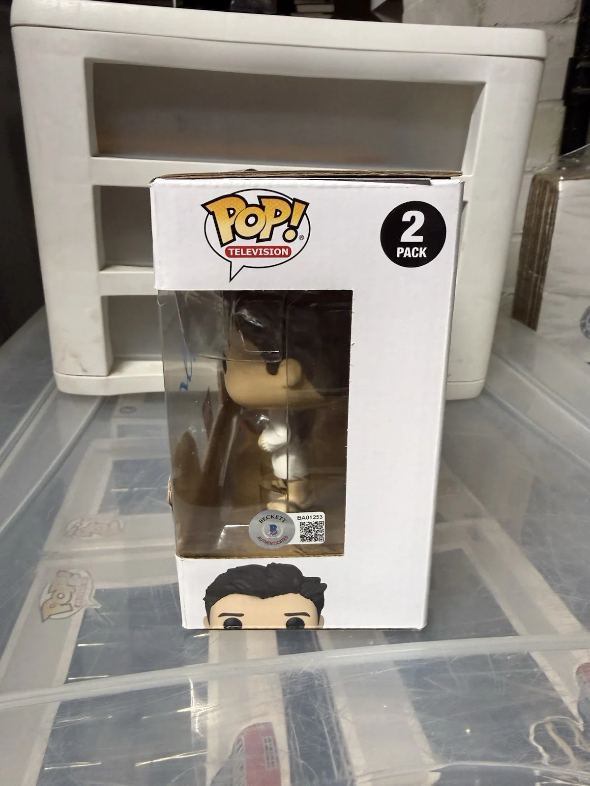 Adam Scott — Adam Scott signed autograph Funko Pop Figure Ben Parks and Recreation Beckett D2, изображение 2