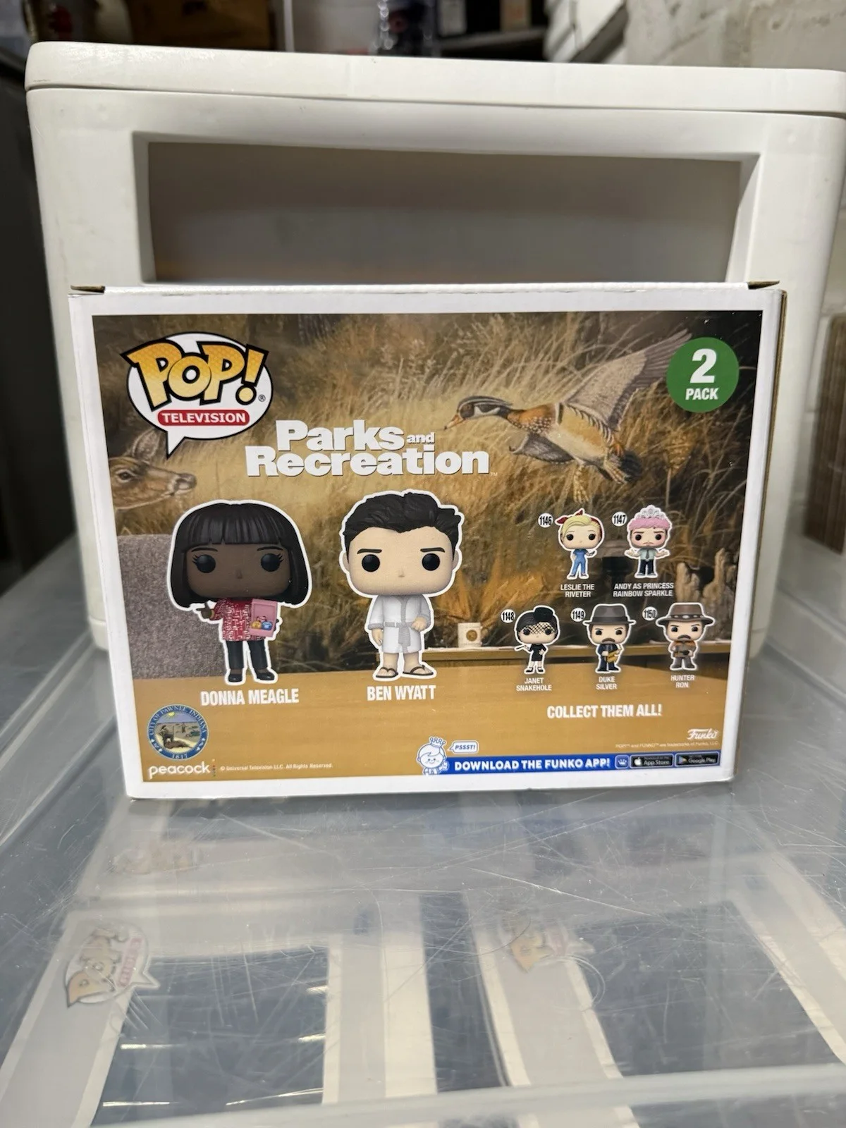 Adam Scott — Adam Scott signed autograph Funko Pop Figure Ben Parks and Recreation Beckett D2, изображение 3