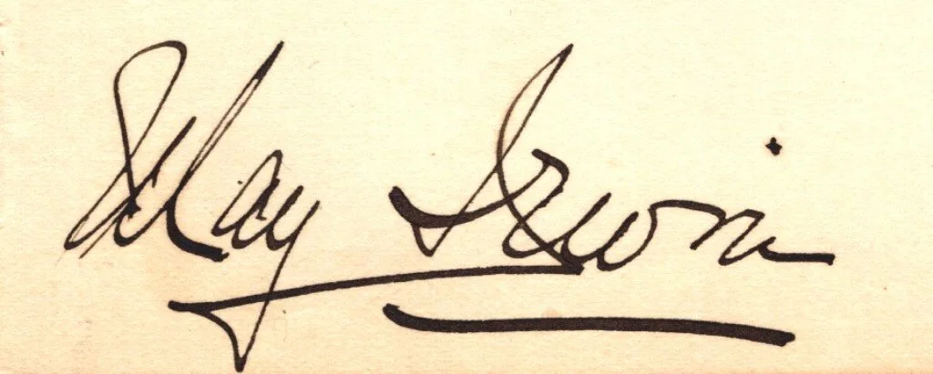 *MAY IRWIN JOHN DREW (BARRYMORE) 19TH EARLY 20TH CENTURY STARS 1902 AUTOGRAPHS*, image 2