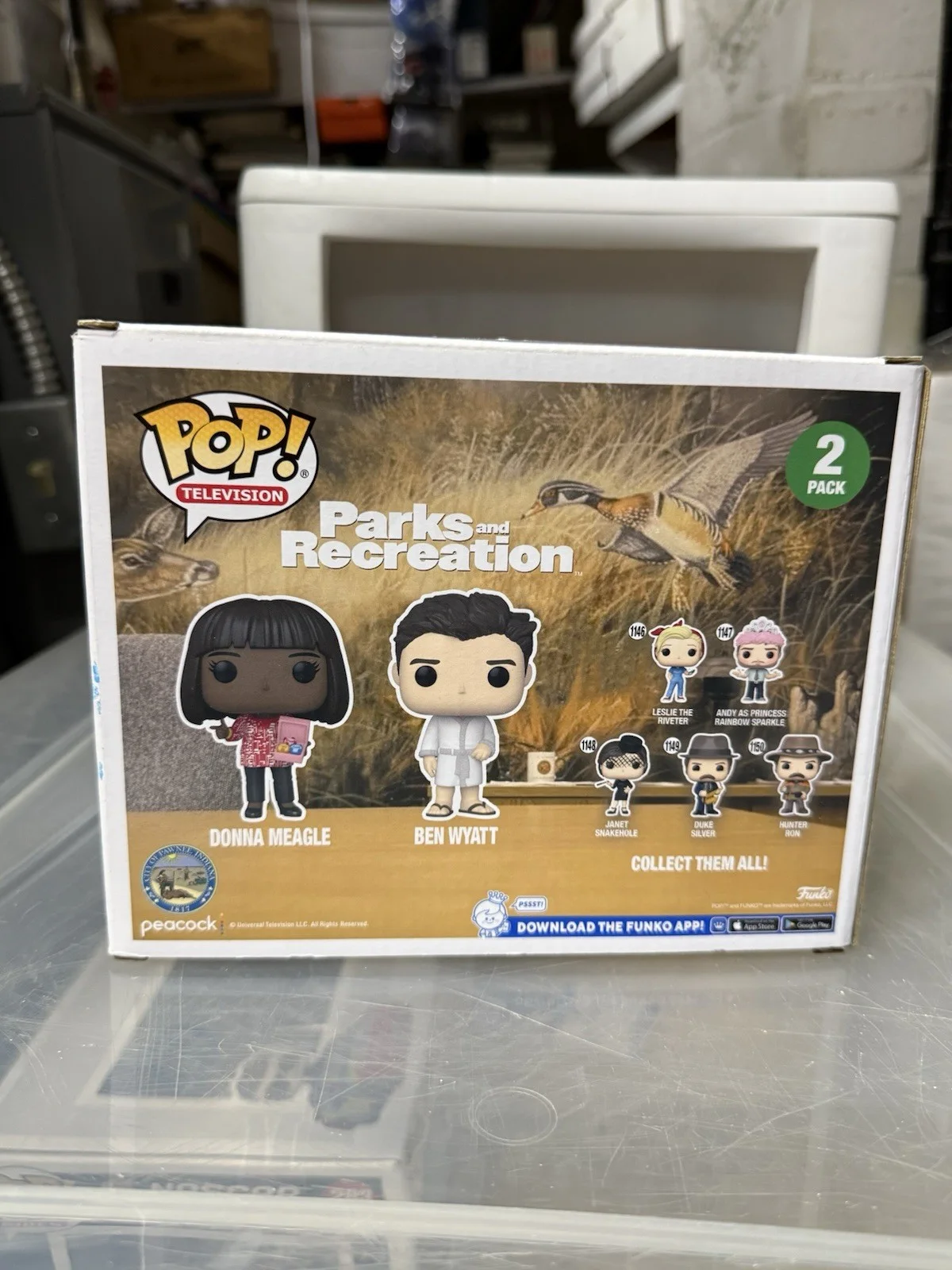 Adam Scott — Adam Scott signed autographed Funko Pop Figure Ben Parks and Recreation Beckett, image 3