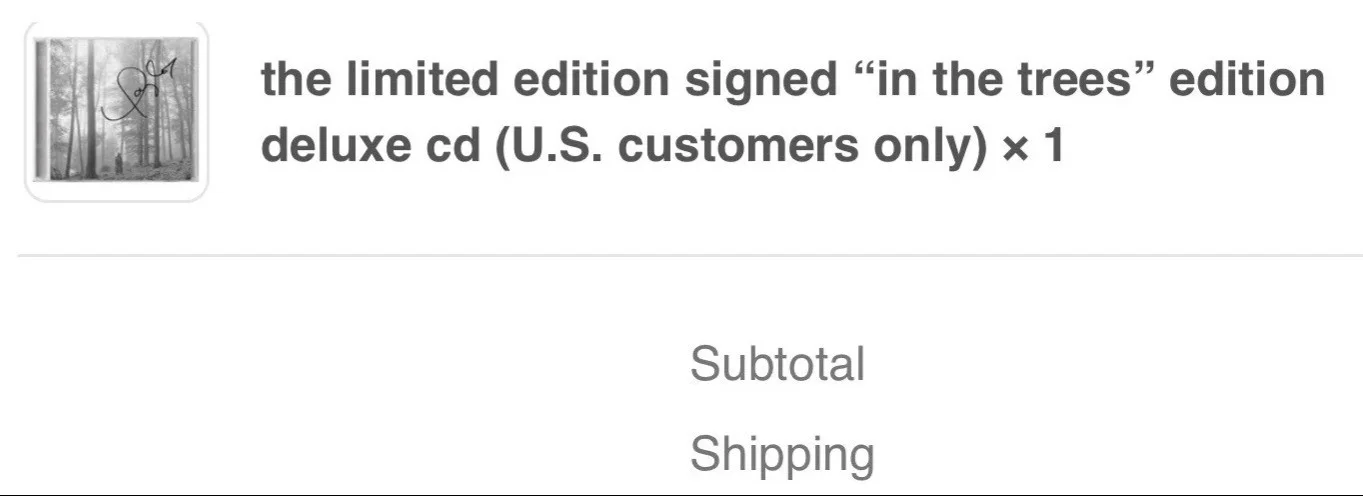 🌟 TAYLOR SWIFT - Factory SEALED Autographed Folklore CD Authentic Auto, image 3