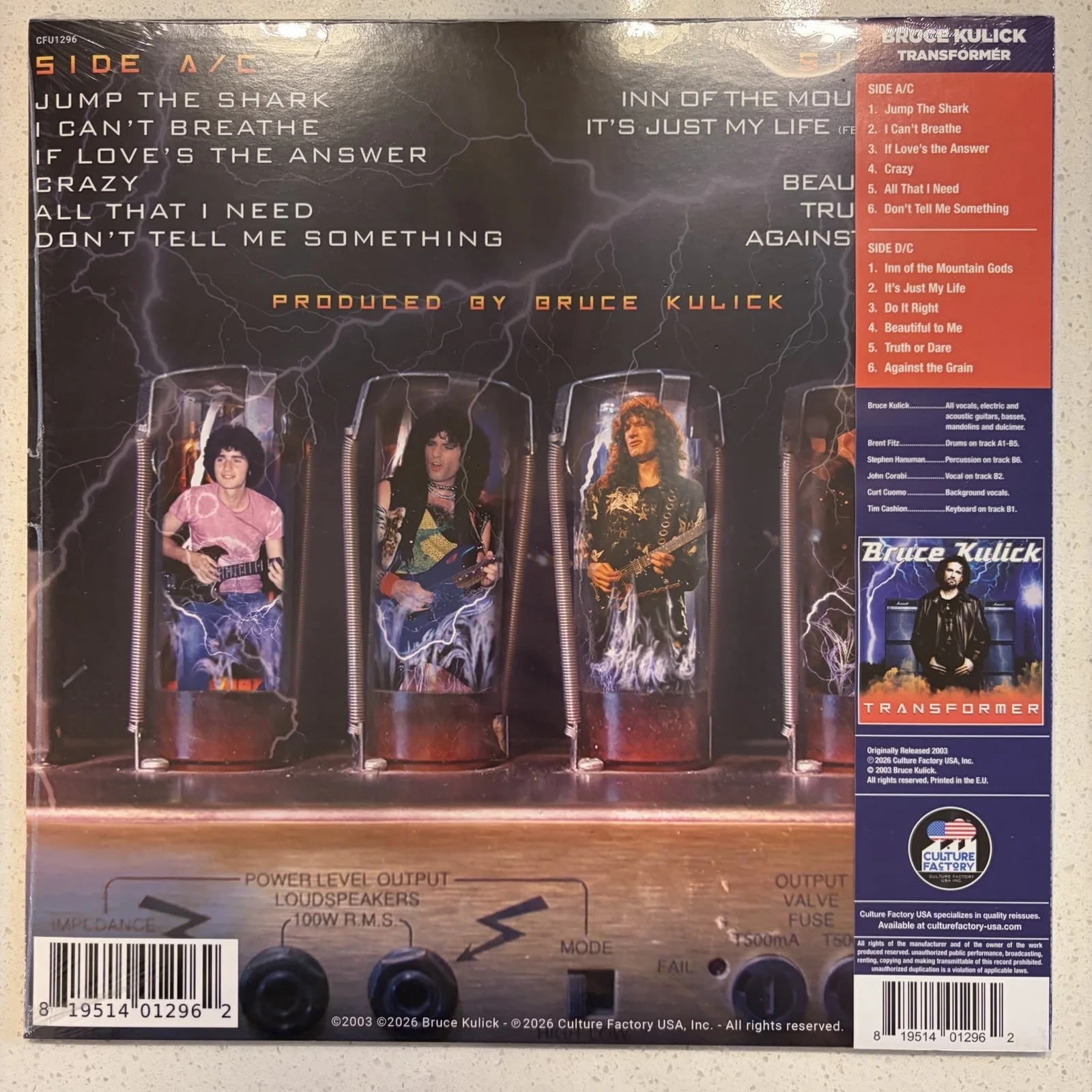 RECORD STORE DAY 2026 Bruce Kulick From Kiss Transformer Vinyl LP, image 2