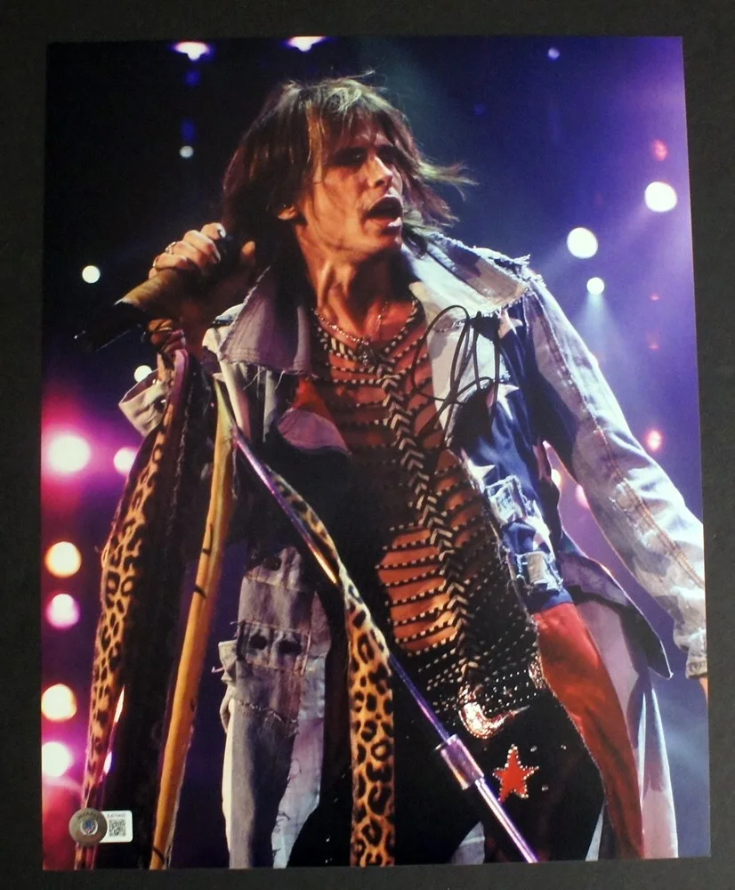 STEVEN TYLER SIGNED 11x14 AEROSMITH Photo BECKETT CERTIFIED!, image 2