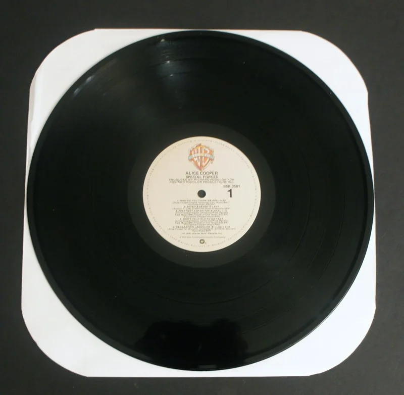 ALICE COOPER SIGNED Vinyl Album SPECIAL FORCES w/ Beckett BAS COA, изображение 5