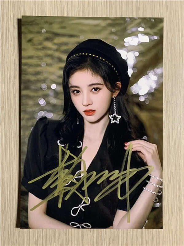 6" 鞠婧祎/Jingyi‌ Ju Hand Signed Autographed Photo Autographs Collection Original, изображение 3