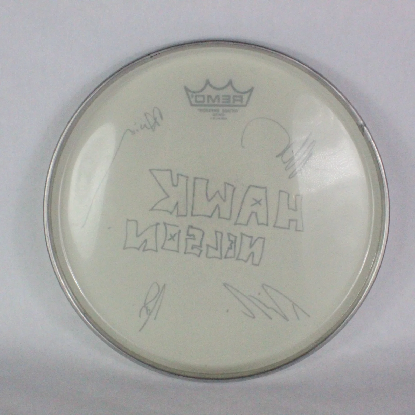 Hawk Nelson Band Autograph Signed Remo Drumhead Christian Pop-Punk Music, изображение 2