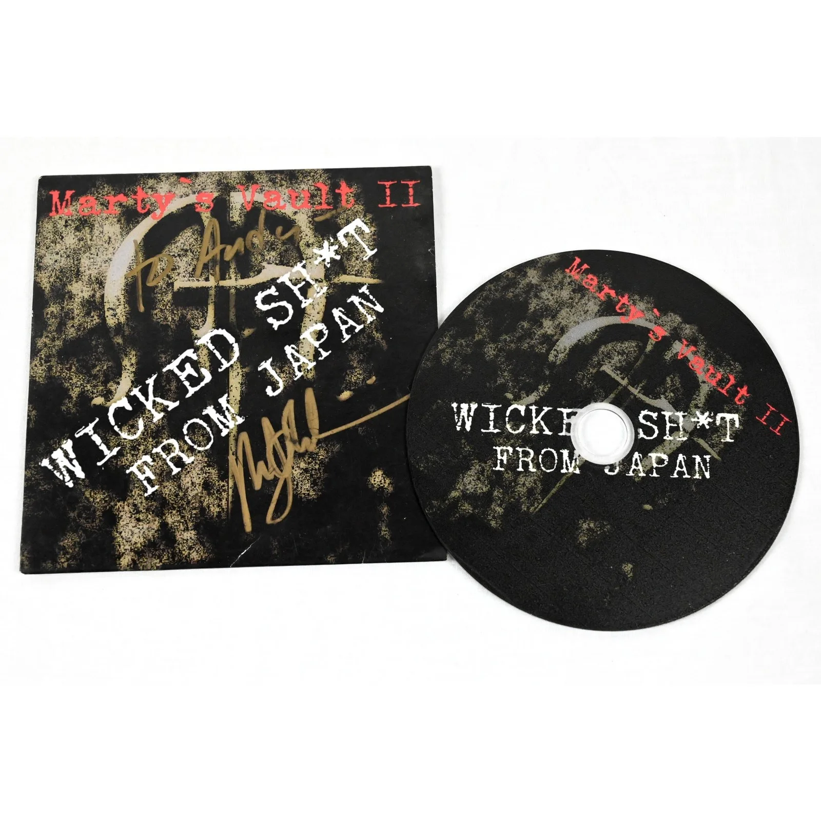 Marty's Vault 2 Wicked From Japan CD Signed Autographed Marty Friedman, image 5