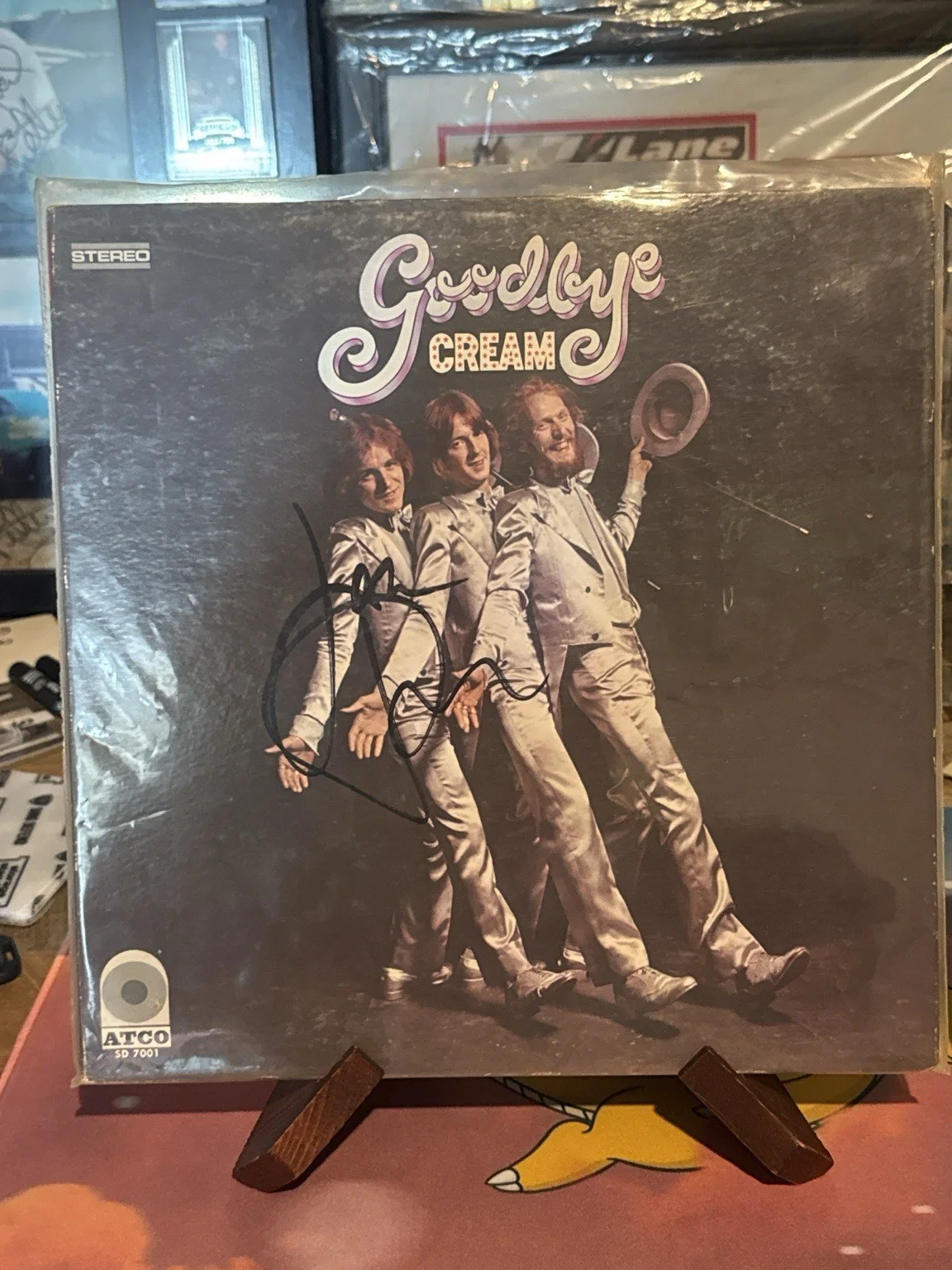 Cream Goodbye LP Signed Jack Bruce Ginger Baker JSA CK06150 Autograph LP, image 2