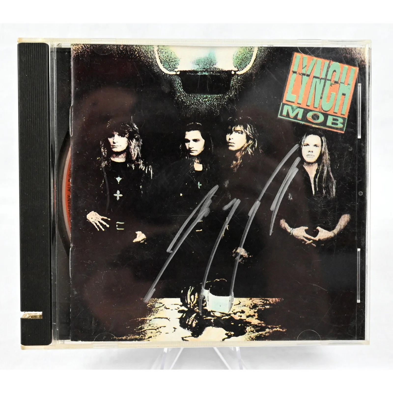 Lynch Mob 1992 CD Autographed Signed George Lynch Dokken, image 2