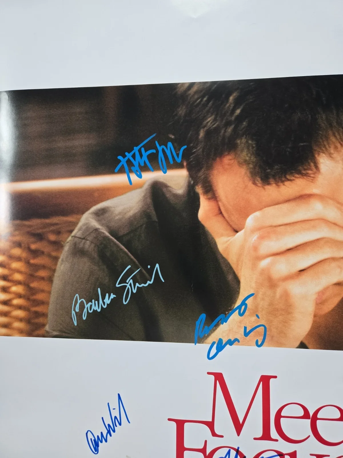 Barbara Streisand- Dustin Hoffman Plus ' Meet The Fockers' Signed Poster. C.O.A!, изображение 3
