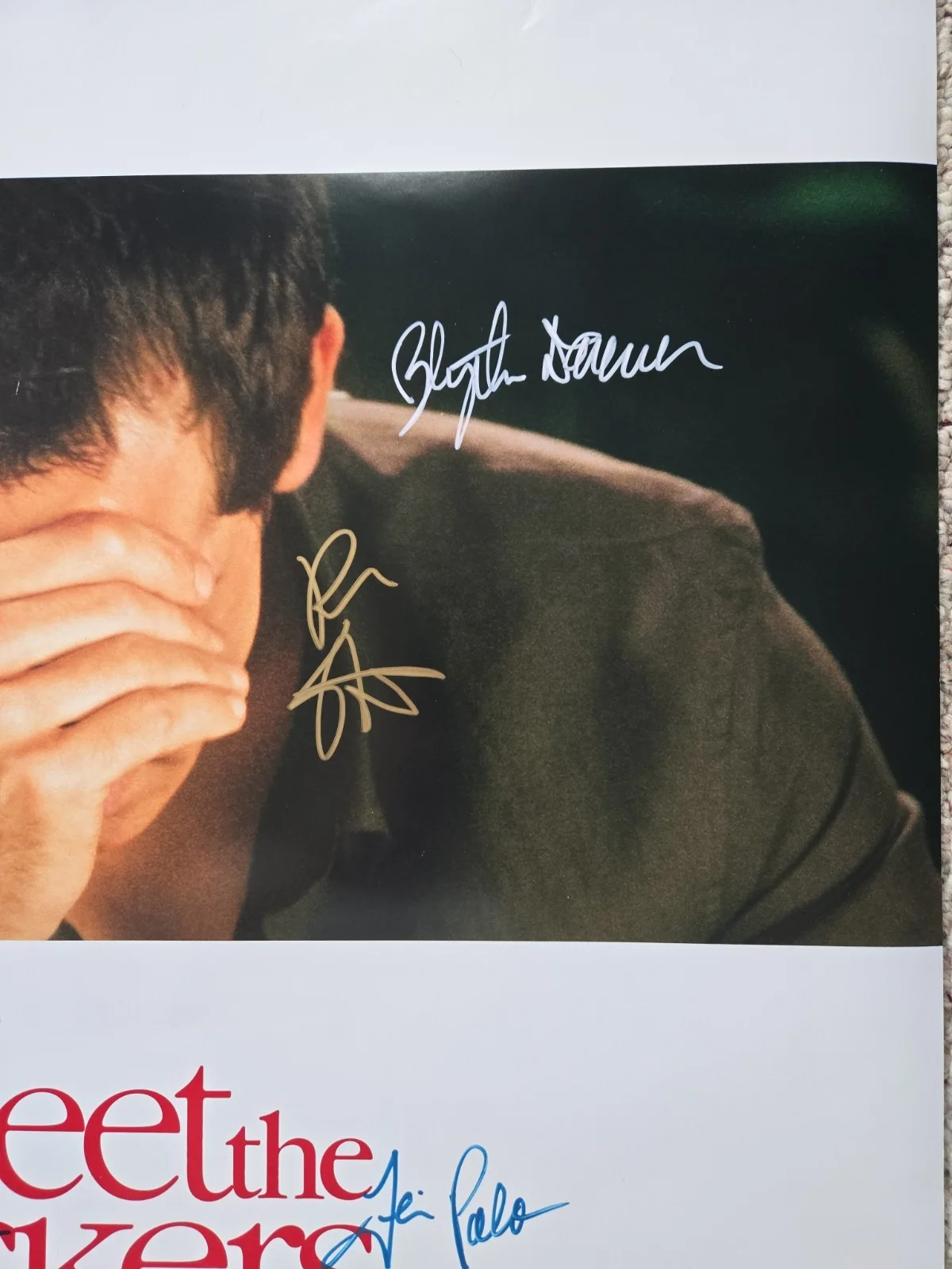 Barbara Streisand- Dustin Hoffman Plus ' Meet The Fockers' Signed Poster. C.O.A!, изображение 4