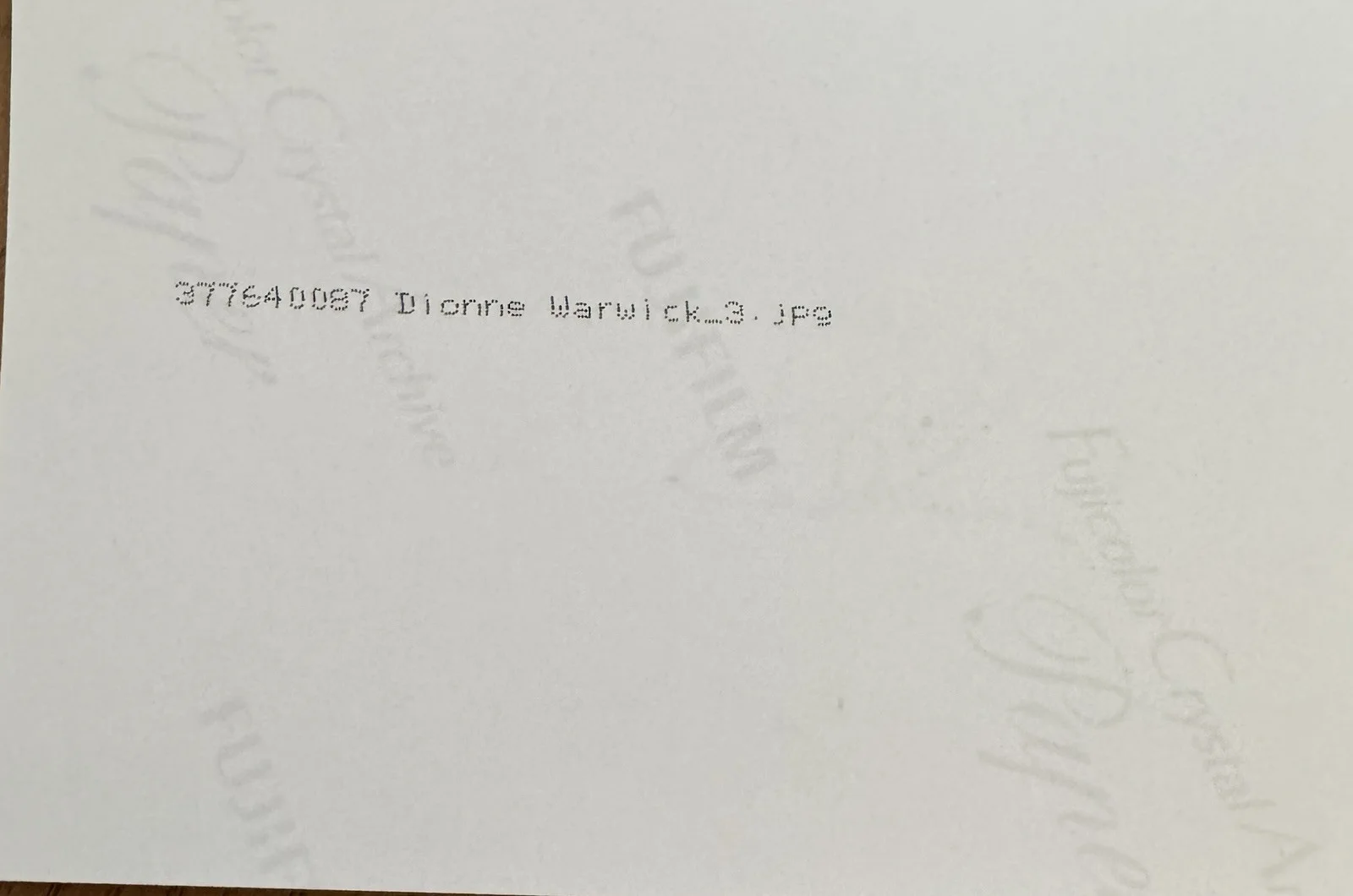 Dionne Warwick Signed 4x6 Photo, Musician Singer JSA COA Whitney Houston ￼, image 4