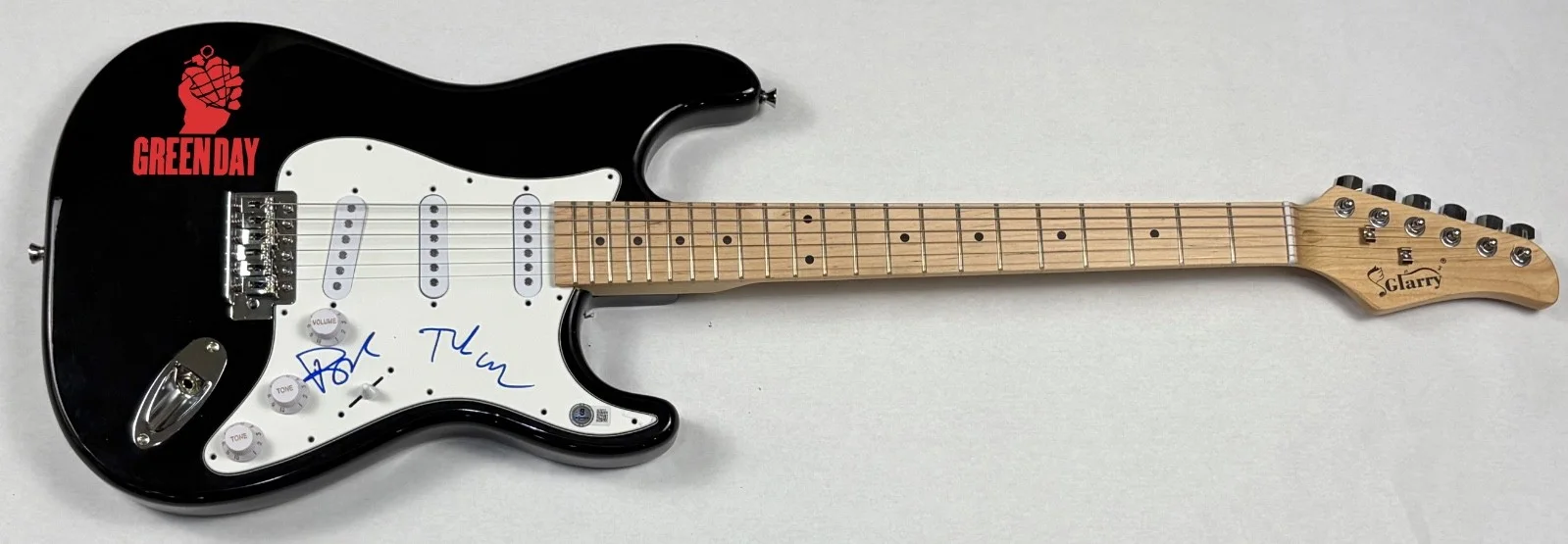 Green Day Signed Autograph Electric Guitar Billie Joe Armstrong Tre Cool BAS COA, image 3