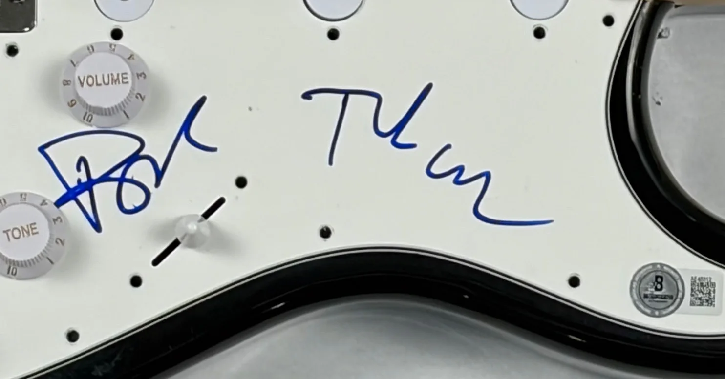 Green Day Signed Autograph Electric Guitar Billie Joe Armstrong Tre Cool BAS COA, image 5