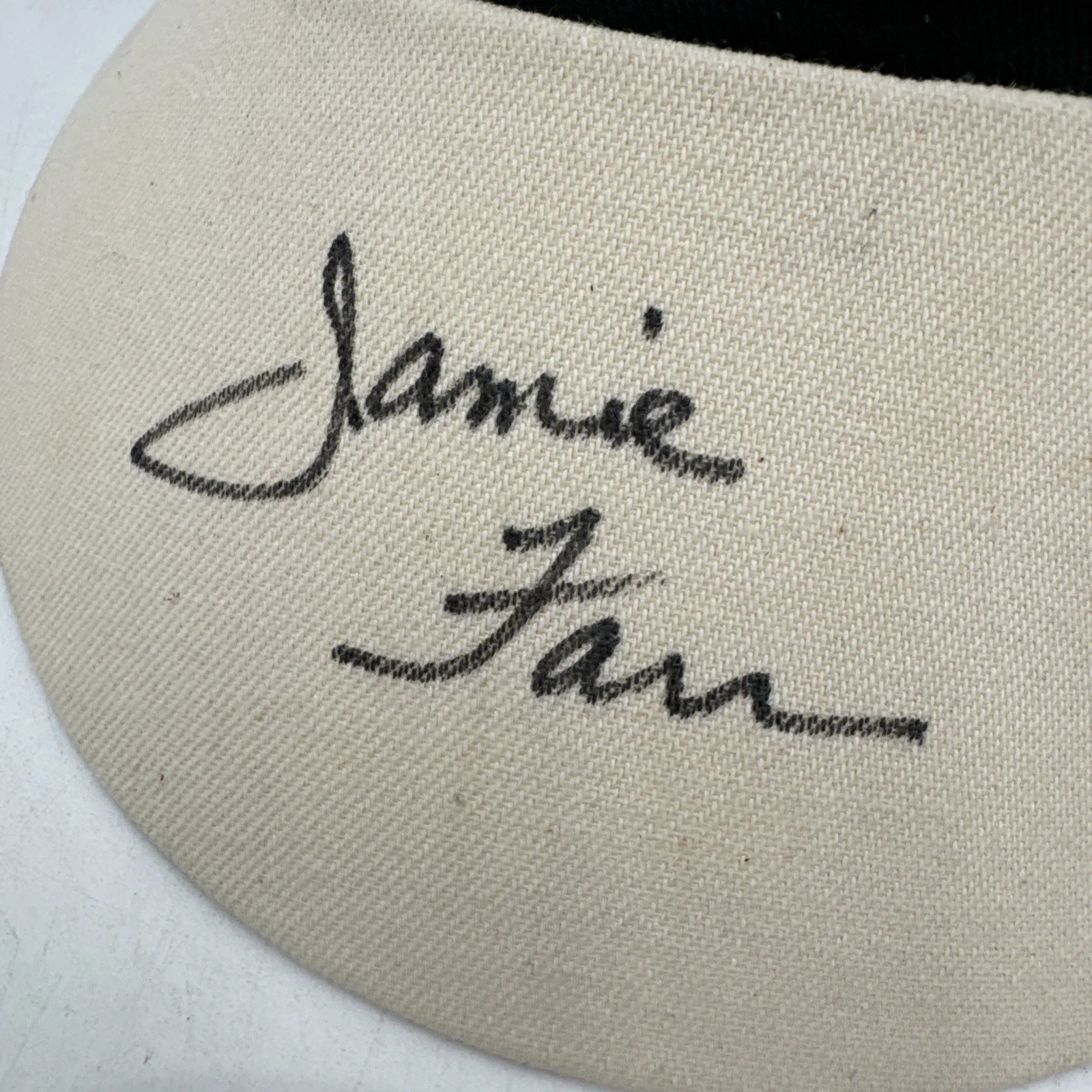 Jamie Farr — Jamie Farr Signed Hat Golf Visor MASH Klinger Kroger Toledo, image 2