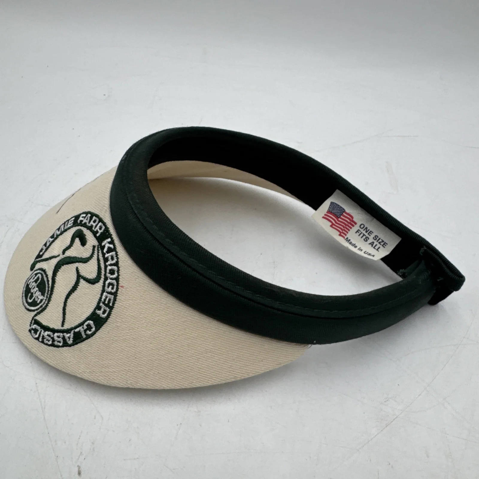 Jamie Farr — Jamie Farr Signed Hat Golf Visor MASH Klinger Kroger Toledo, image 4