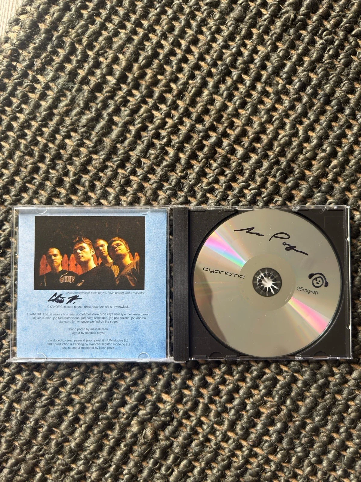 Cyanotic Prehab 25mg EP Signed CD & Booklet Autographed Industrial Rare, image 2