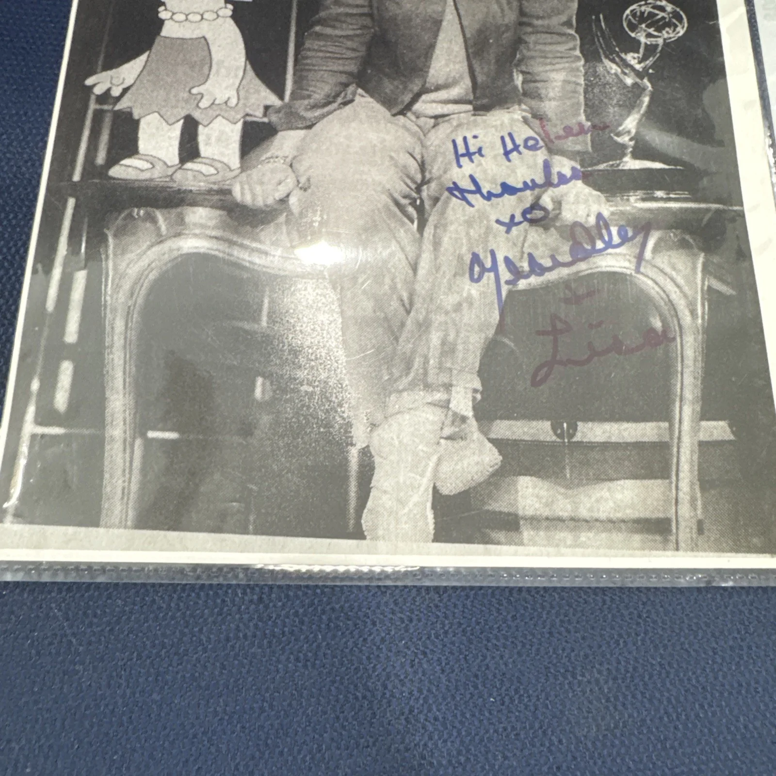 YEARDLEY SMITH Authentic Hand Signed LISA Simpson The Simpsons Auto Photo, image 3