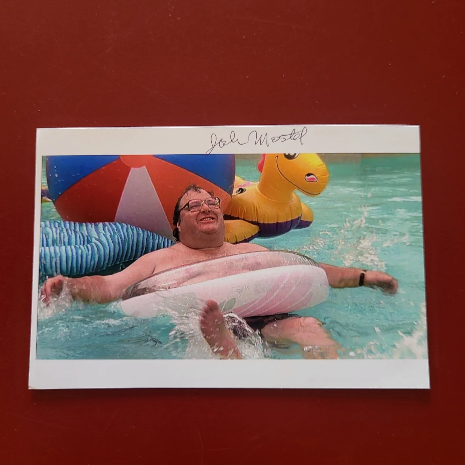 Josh Mostel — Josh Mostel Happy Gilmore Hand Signed 4x6 Autograph A