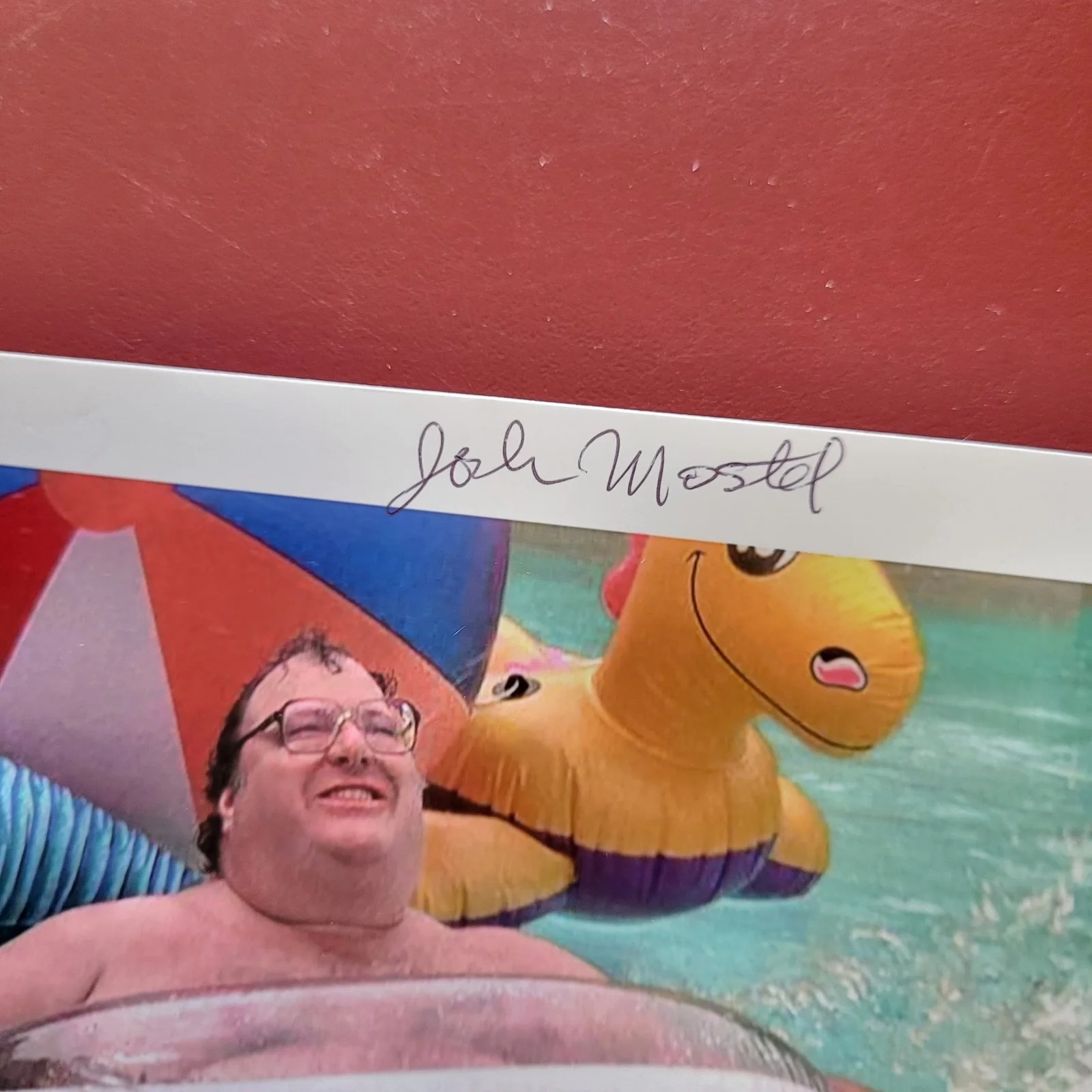 Josh Mostel — Josh Mostel Happy Gilmore Hand Signed 4x6 Autograph A, image 2