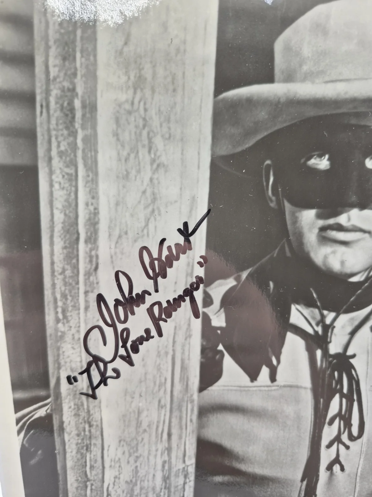 *SIGNED* The Lone Ranger John Hart 8x10 With COA Authentic Auto, image 3