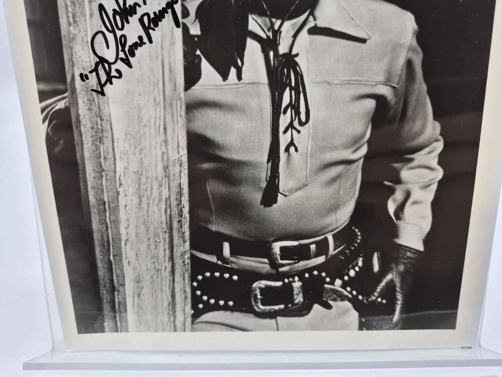 *SIGNED* The Lone Ranger John Hart 8x10 With COA Authentic Auto, image 5