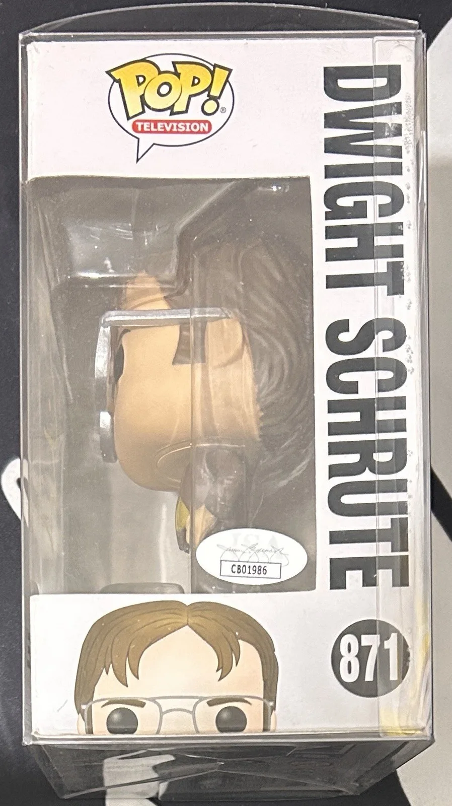 Rainn Wilson — Rainn Wilson Signed Dwight Schrute Funko Pop. JSA COA. The Office, image 2