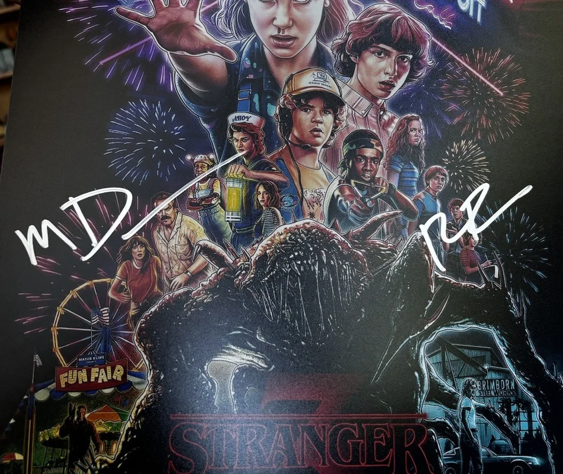 Ross and Matt Duffer Signed 12x18 Photo Duffer Brothers Stranger Things, изображение 2